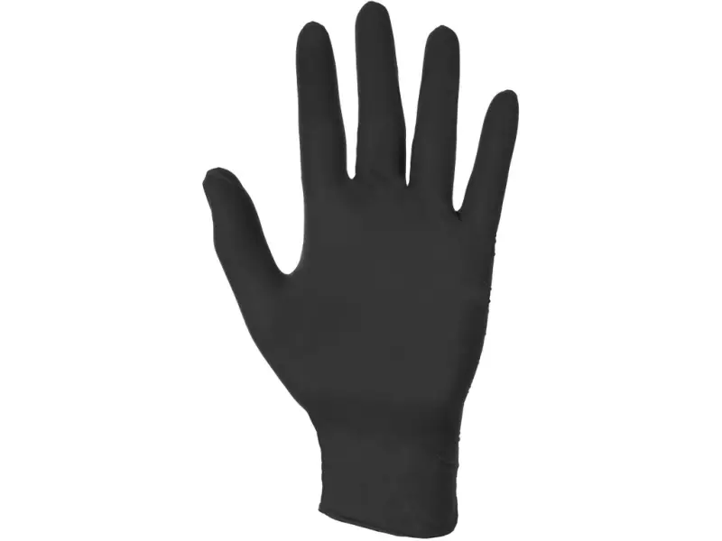 Rukavice CXS STERN BLACK, jednorázové, nitrilové, vel. 10