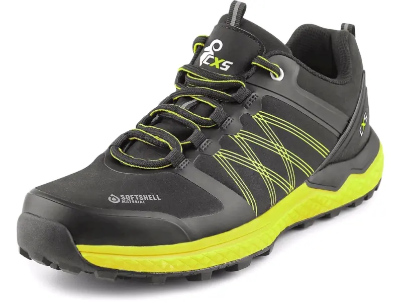 Obuv CXS SPORT, polobotka, černo-zelená, vel. 48