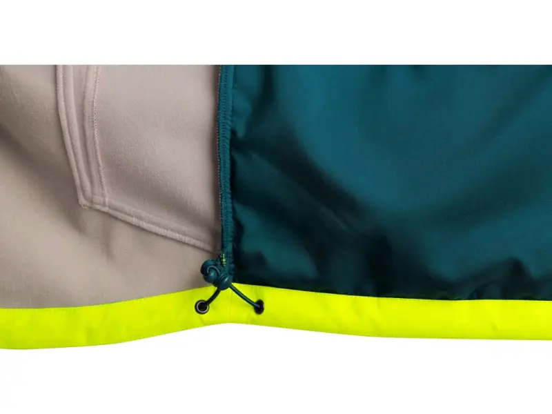 Bunda CXS BEDFORD, výstražná, pánská, softshell, žluto-petrolová, vel. S