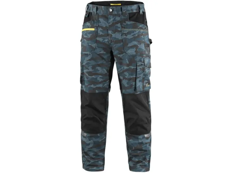 Kalhoty CXS STRETCH, pánské, maskáčové modré, vel. 48