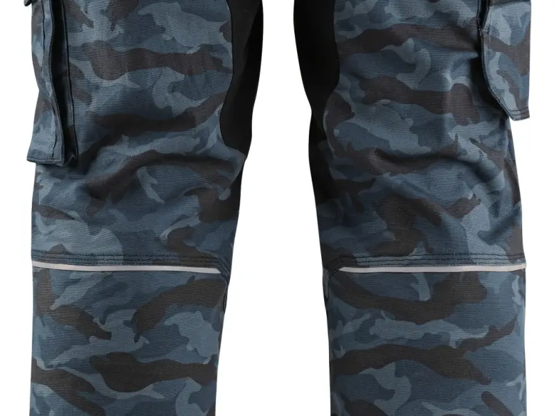 Kalhoty CXS STRETCH, pánské, maskáčové modré, vel. 56