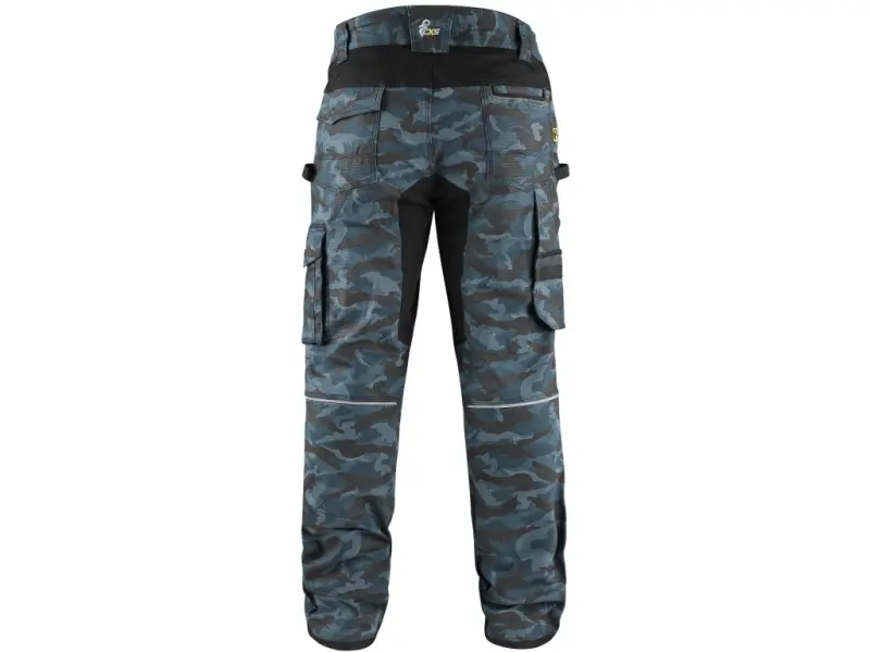 Kalhoty CXS STRETCH, pánské, maskáčové modré, vel. 64