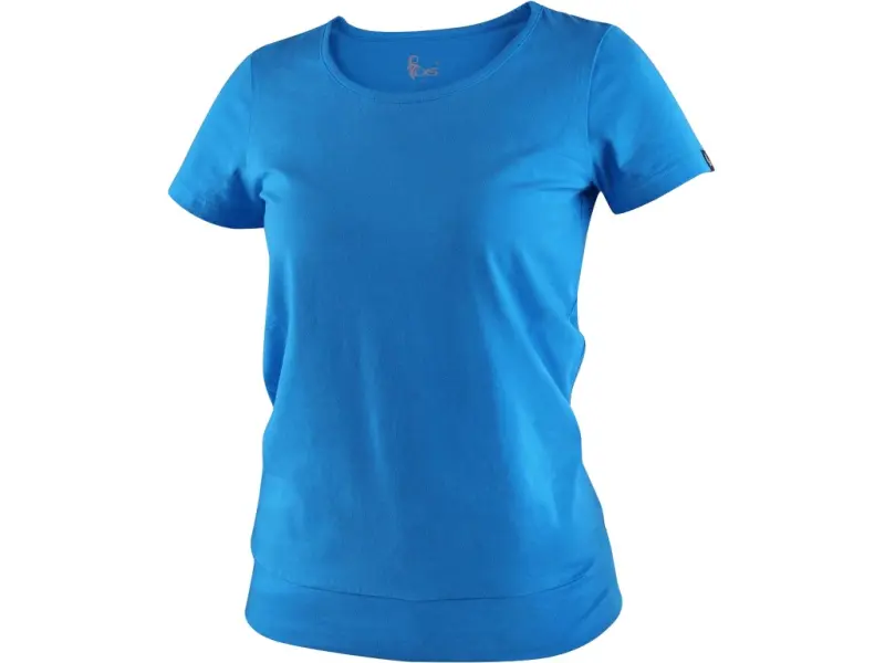 Tričko CXS EMILY, dámské, krátký rukáv, azurově modrá, vel. M Tričko CXS EMILY, dámské, krátký rukáv, azurově modrá, vel. M