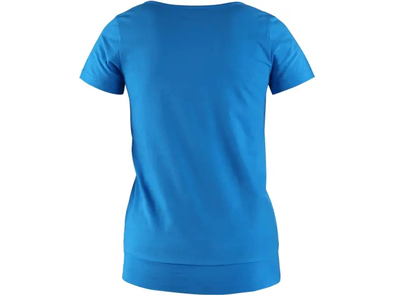 Tričko CXS EMILY, dámské, krátký rukáv, azurově modrá, vel. 3XL Tričko CXS EMILY, dámské, krátký rukáv, azurově modrá, vel. 3XL